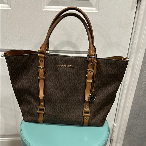 Michael Kors Handbags - Michael Kors Brown Tote Bag long strap missing